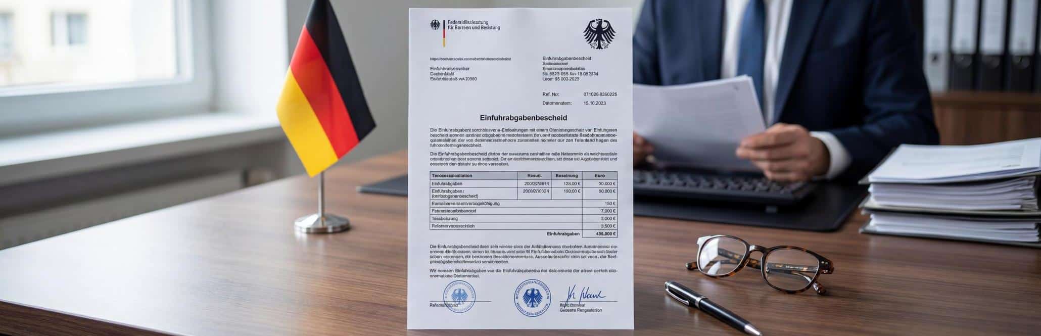 Was ist ein Einfuhrabgabenbescheid?