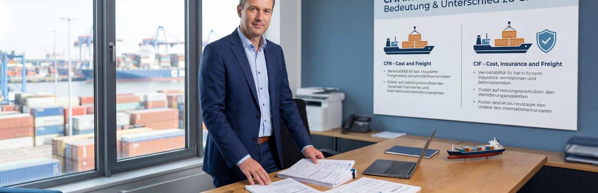 CFR Incoterm:  Bedeutung, Definition & Unterschied zu CIF