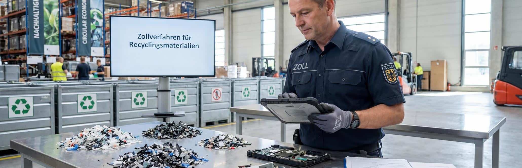 Zollrechtliche Aspekte der Kreislaufwirtschaft: Verfahren für recycelte Waren